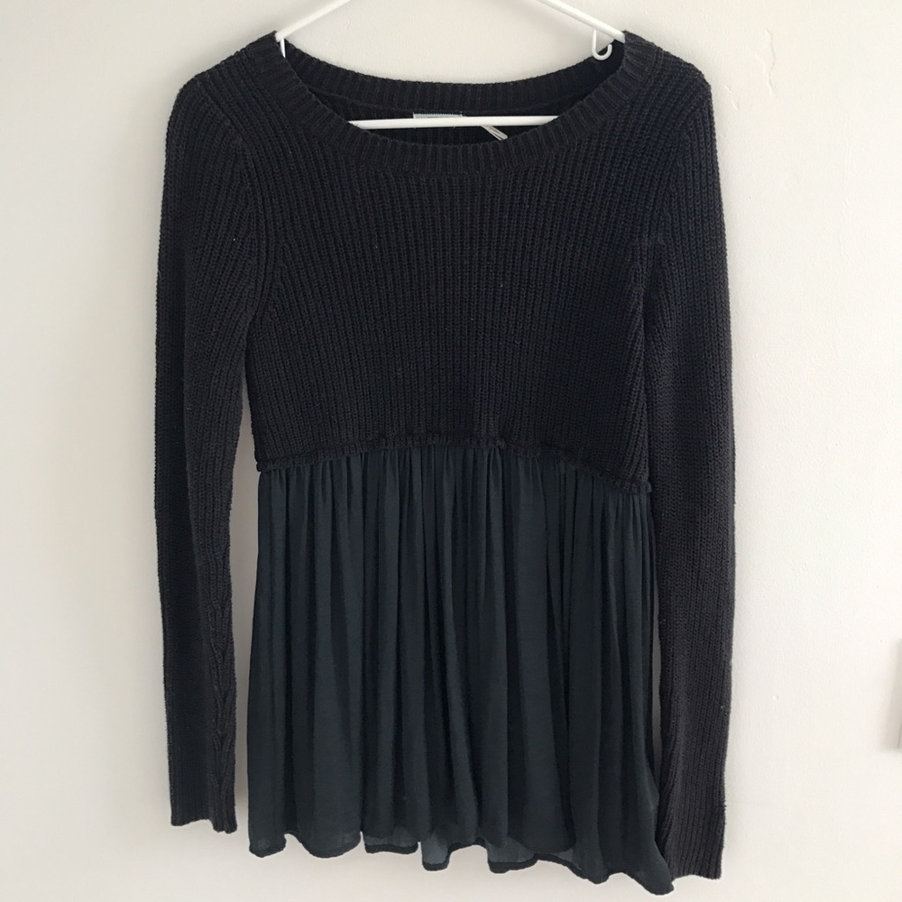Black Babydoll Sweater